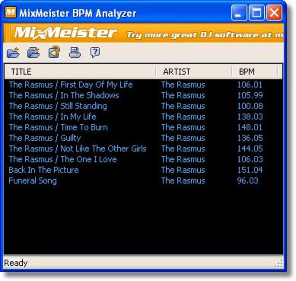 mixmeister bpm for mac